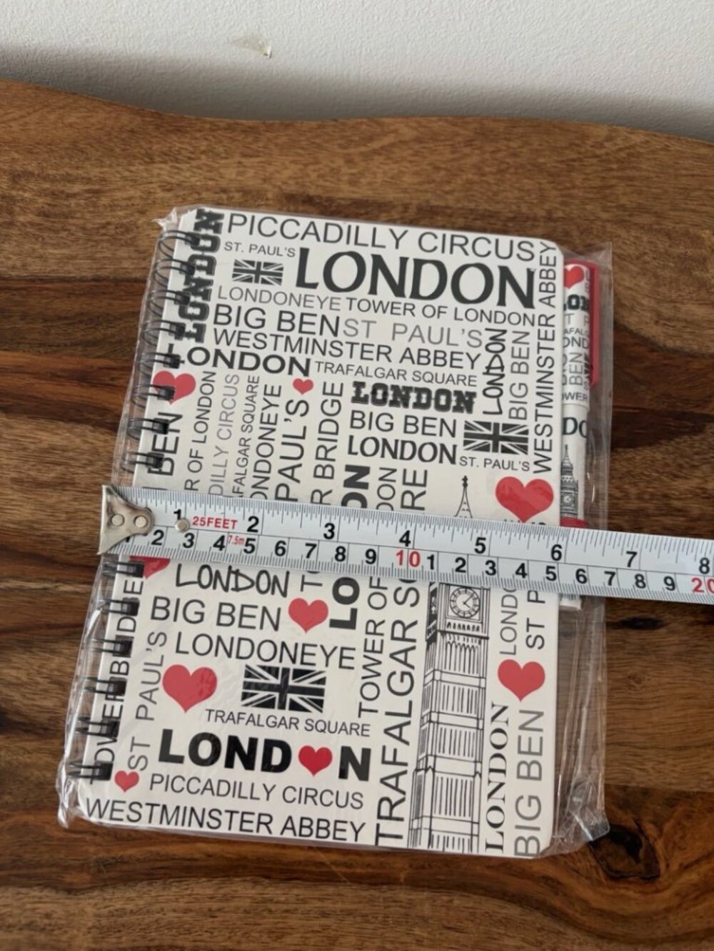London Big Ben Spiral Ruled Notebook Journal - Picture 5 of 6